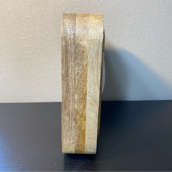 Wooden Square Table Clock 7”x7” - Picture 10 of 10